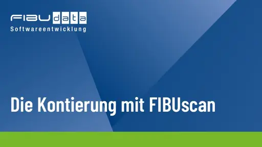 Die Kontierung mit FIBUscan