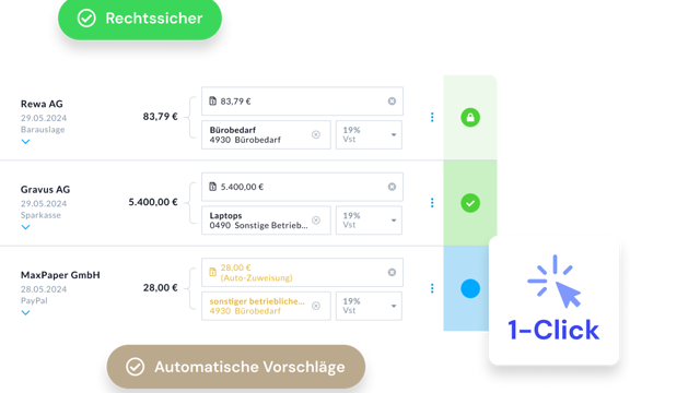 1-Klick Buchungsvorschläge durch mitlernende Automatisierung (4)