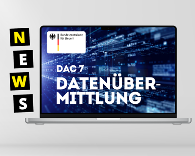 DAC7 Datenübermittlung NEWS 1920X0px