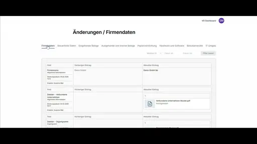 Archiv, Versionierung & Änderungsnachweise in der Verfahrensdokumentation
