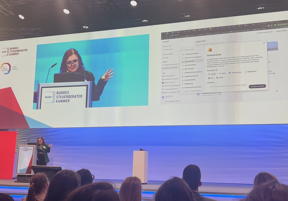 Martha Kiehl zu KI auf dem Deutschen Steuerberaterkongress 2026