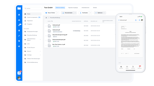Tax&Bytes_Screenshots_02 Dokumentenmanagement