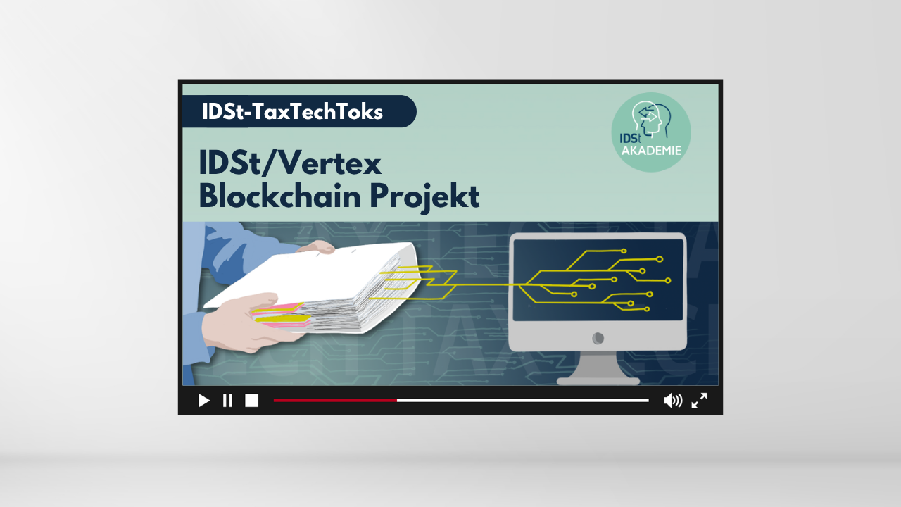 Blockchain für digitale Belegnachweise | IDSt & Vertex