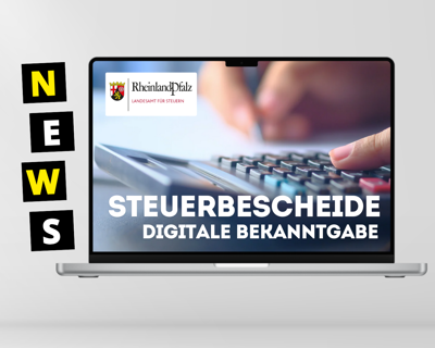 Digitale Steuerbescheide ZIM NEWS 1920X1080px
