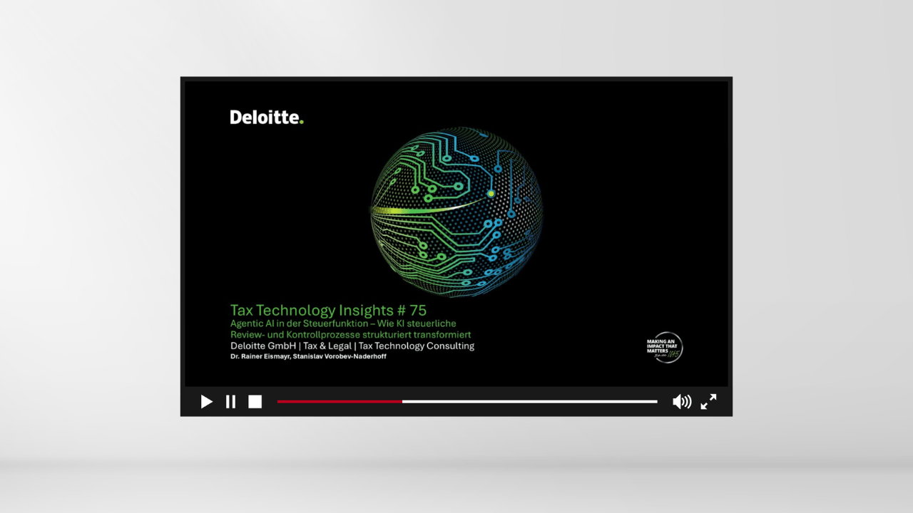  Tax Technology Insights #75: GenAI in der Steuerfunktion