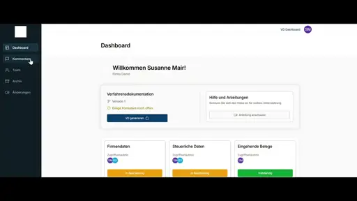 Kommentarfunktion, Rollenmarkierung & Transparenz