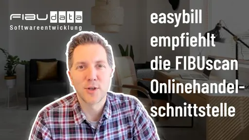 easybill empfiehlt die Onlinehandelschnittstelle der FIBUdata